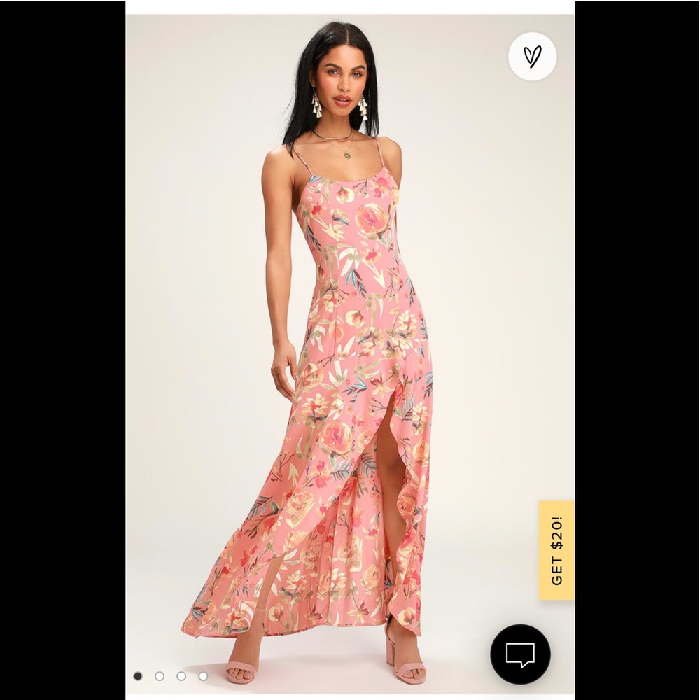Brand new Lulus high low maxi dress